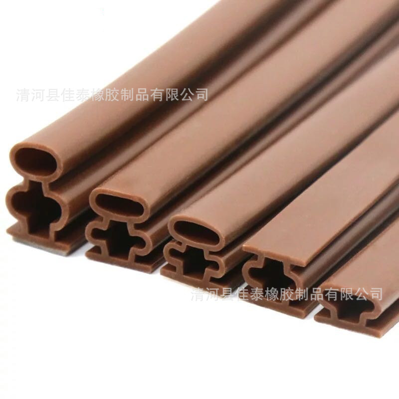 供应自粘型耐高温 硅胶条工字型 各种型号防盗门木门密封条隔音条