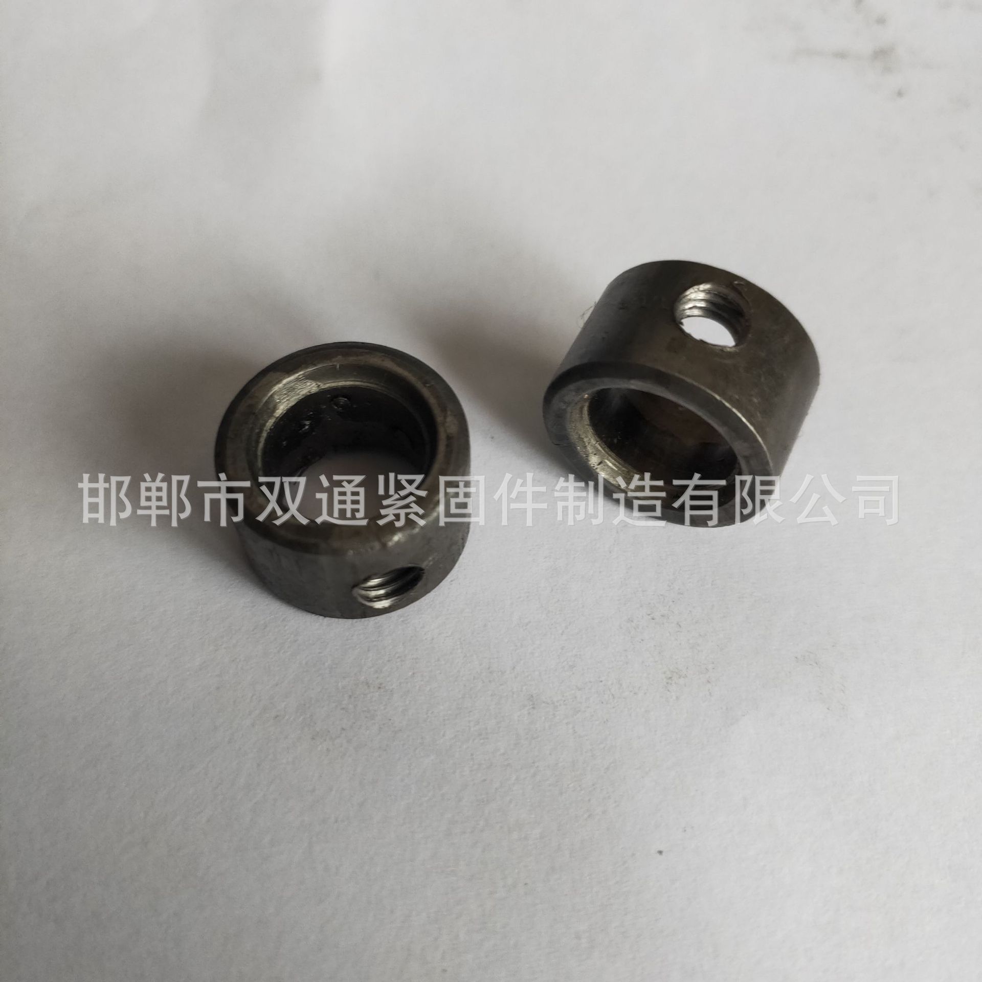 源头货源冷镦圆螺母 侧面带孔圆螺母 加工定制非标插销螺母圆套管