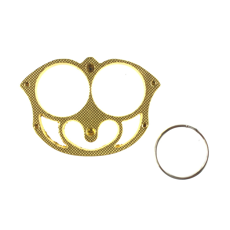 Outdoor Small Monkey Finger Buckle Emergency Window Breaker Alloy Wrench Dual Self-Defense Window-Breaking Gift Portable Keychain