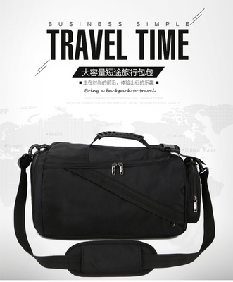 獨立鞋位運動健身包手提包潮短途旅行大容量戶外便捷雙肩包行李袋