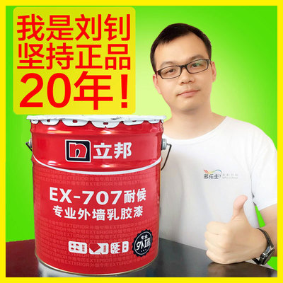 外墙涂料立邦EX707耐候专业外墙漆 立邦乳胶漆 遮盖力强粘结力高