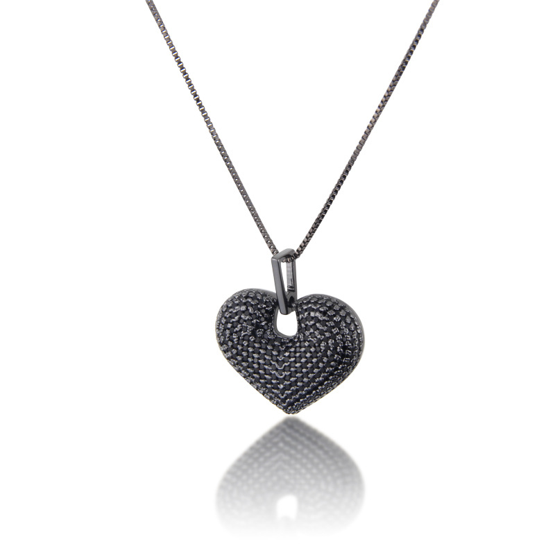 Mode Nouveau Collier Pendentif Coeur Pêche Plaqué Cuivre display picture 4