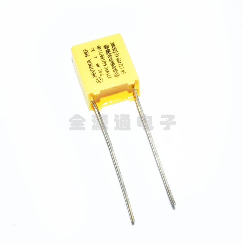 全新 X2安规电容 0.01UF/275V 脚距P=10MM/7.5MM 275VAC103K MPX