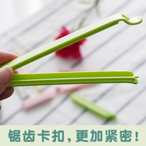 Camellia sealing clip plastic sealing clip food preservation snack sealing strip sealing clip sealing stick tea bag clip