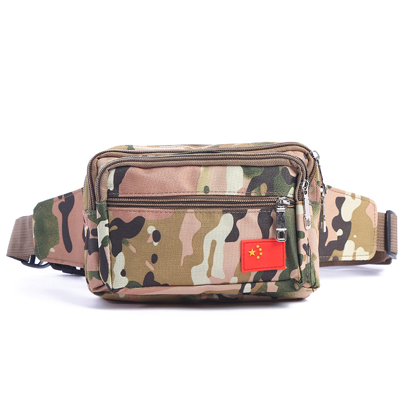 2019 New Outdoor Sports Camouflage Belt Men's And Women's Multi-Functional Large Capacity Wear-Resistant Wallet Nylon Cloth Cash Register Bag undefined