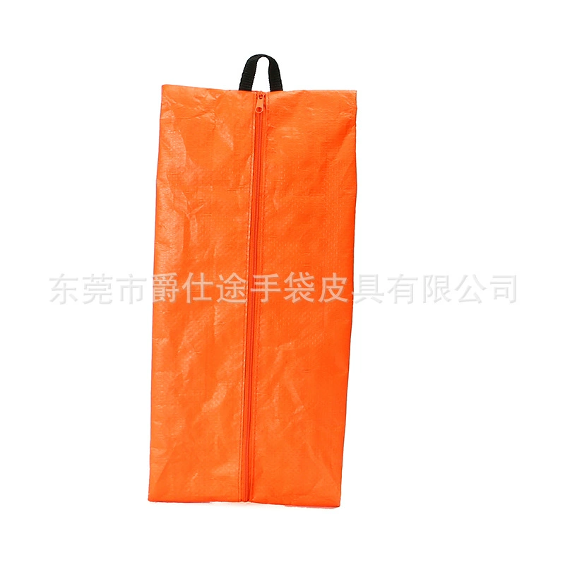 Японский стиль, простая сумка для обуви из ПЭ, оранжевая, экологически чистая, складная, водонепроницаемая сумка для хранения из ПЭ.