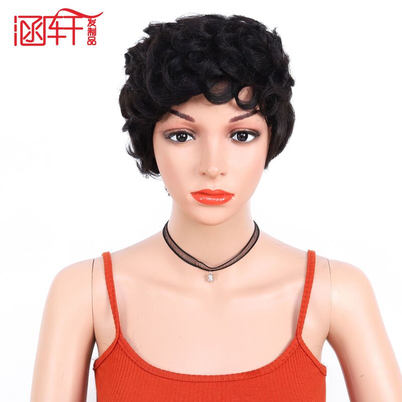 Old Age Real Hair Set Wholesale Whole Real Hair Set Wig Short Hair Women's Real Hair Silk Wig bobo Hair Set Old Age Real Hair Set Wholesale Whole Real Hair Set Wig Short Hair Women's Real Hair Silk Wig bobo Hair Set