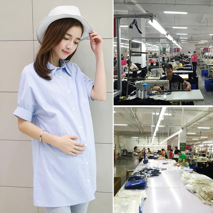Taobao Factory Quality Women's Maternity Wear Maternity Shirt Processing According to Drawings and Samples Processing Customization Small Batch Customization Taobao Factory Quality Women's Maternity Wear Maternity Shirt Processing According to Drawings and Samples Processing Customization Small Batch Customization