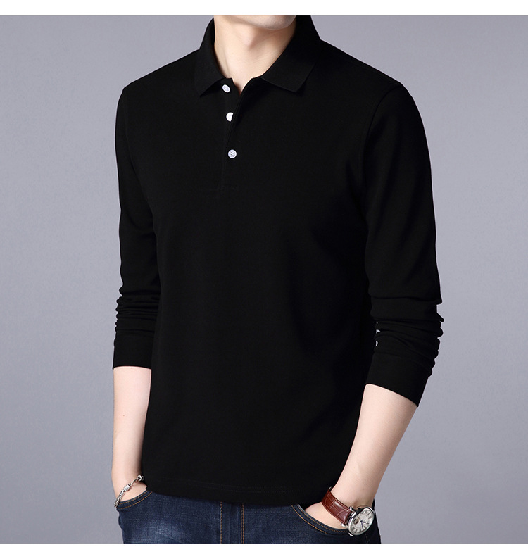 Men's Polo Shirt in Black