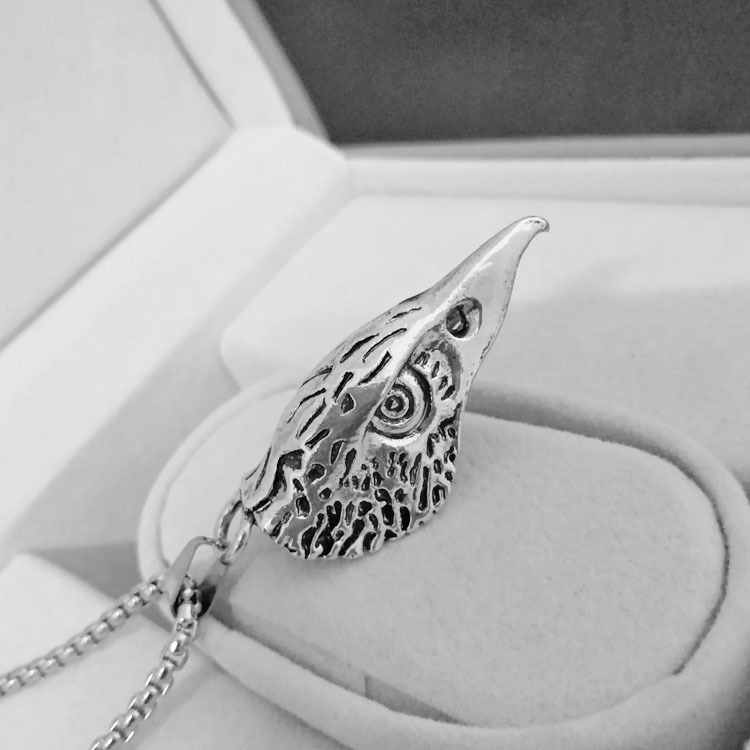 New European and American Necklace Men's Fashion Jewelry Wholesale Animal Bird Head Shape Pendant AliExpress Explosion Supply
