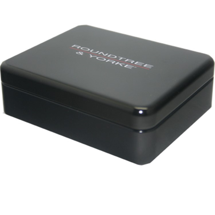 马口铁钱包盒 父亲节礼品铁盒定制 扣底缩口长方形铁盒铁罐