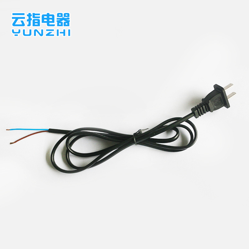 厂家批发插头电源线 家用电器电源线 2芯国标电源线 可加工定制