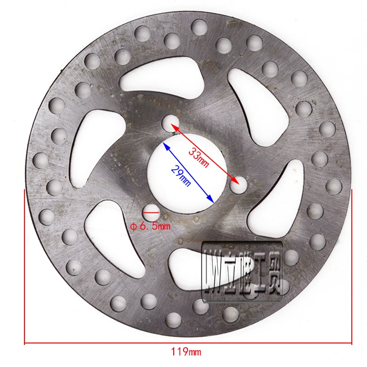 Small off-road brake disc brake, 119mm