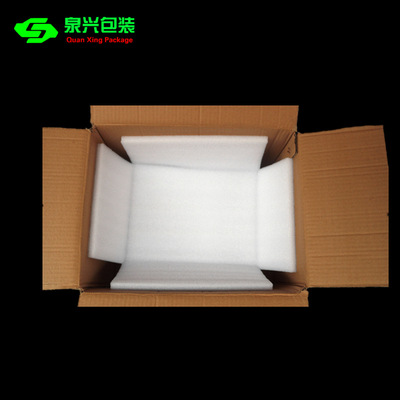 厂家定制EPE珍珠棉 广东无粘合珍珠棉平面箱 珍珠棉包装箱子盒子