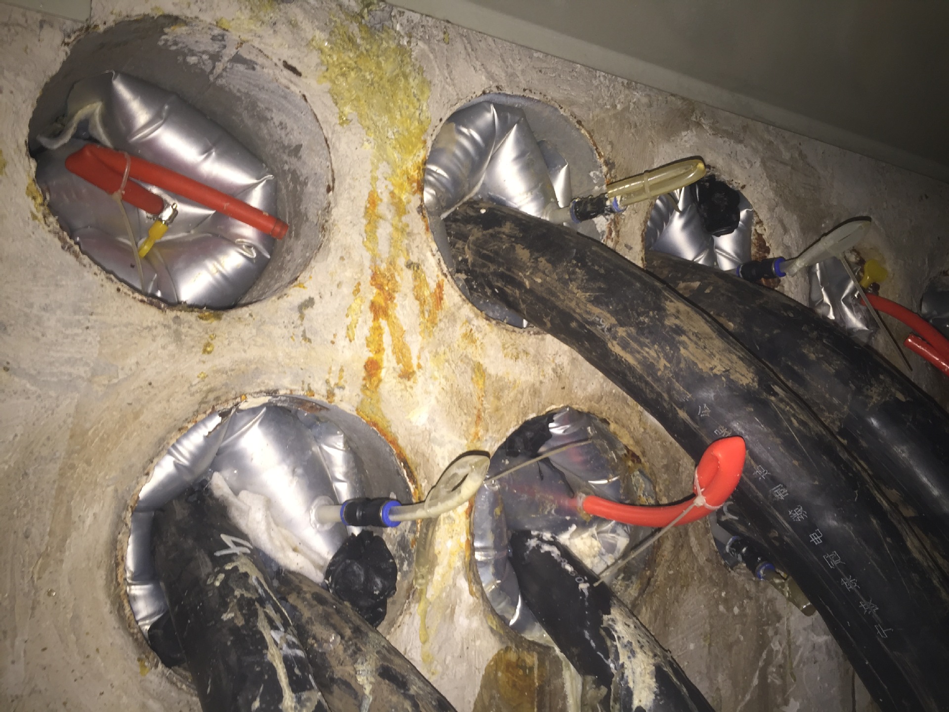 Cable The Conduit Nozzle waterproof Closure power The Conduit Block Cable Plug seal up The Conduit gasbag Occluder