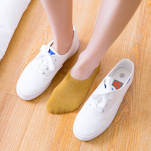 Boat socks women's cotton wholesale spring and summer invisible socks shallow mouth silicone non-slip Japanese socks women's socks