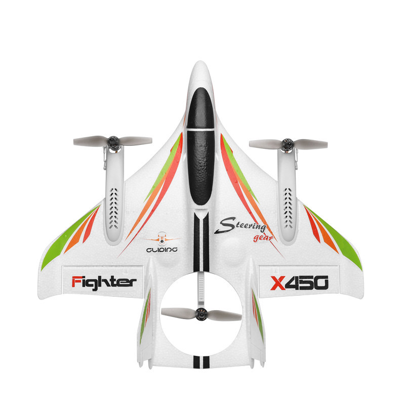 伟力X450六通无刷多功能垂直起降特技飞行器气压定高WIFI图传跨境