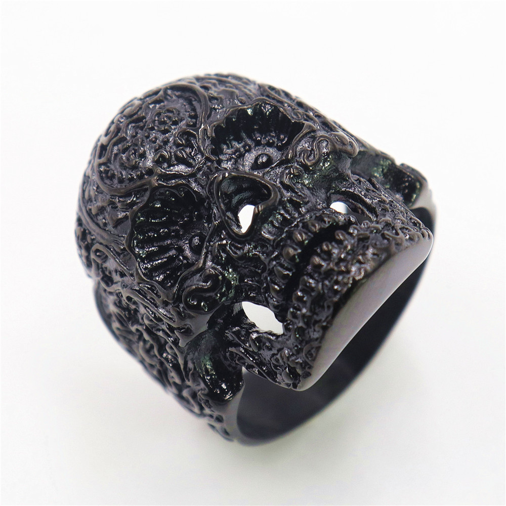 Party, Street Occasion Punk Skull 304 Stainless Steel Halloween Unisex Rings
