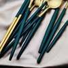 Tableware stainless steel, coffee fruit fork, chopsticks, set