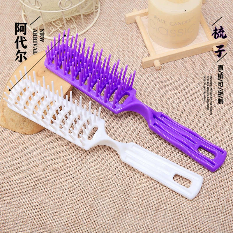 Отель Одноразовая расческа с длинной ручкой гребень в форме масляной головки пластиковый одноразовый гребень с логотипом