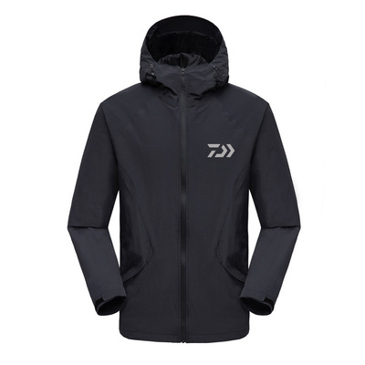 釣魚服沖鋒衣男春秋透氣防水防風潮牌夾克外套垂釣衣服釣魚防曬服