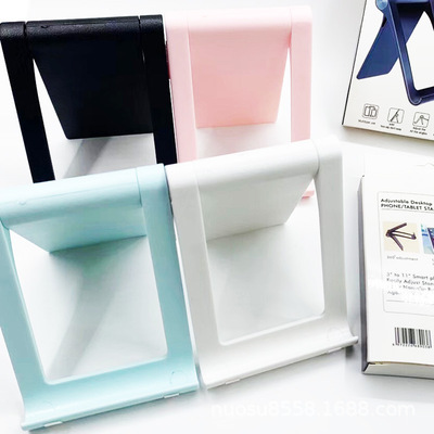 多角度调节旋转 懒人支架卓面手机平板通用支架 可折叠 定制logo|ru