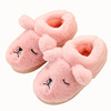 Winter cartoon non-slip keep warm children's slippers indoor