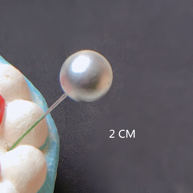 TaoBao Selling Cake decorate Kim Golden Globe Silver ball plug-in unit 2cm Net Red birthday Dress up Manufactor Direct selling