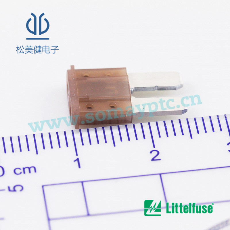 汽车保险丝  0327005.YX2S 5A  32V   力特原装 7.9*9.1MM 