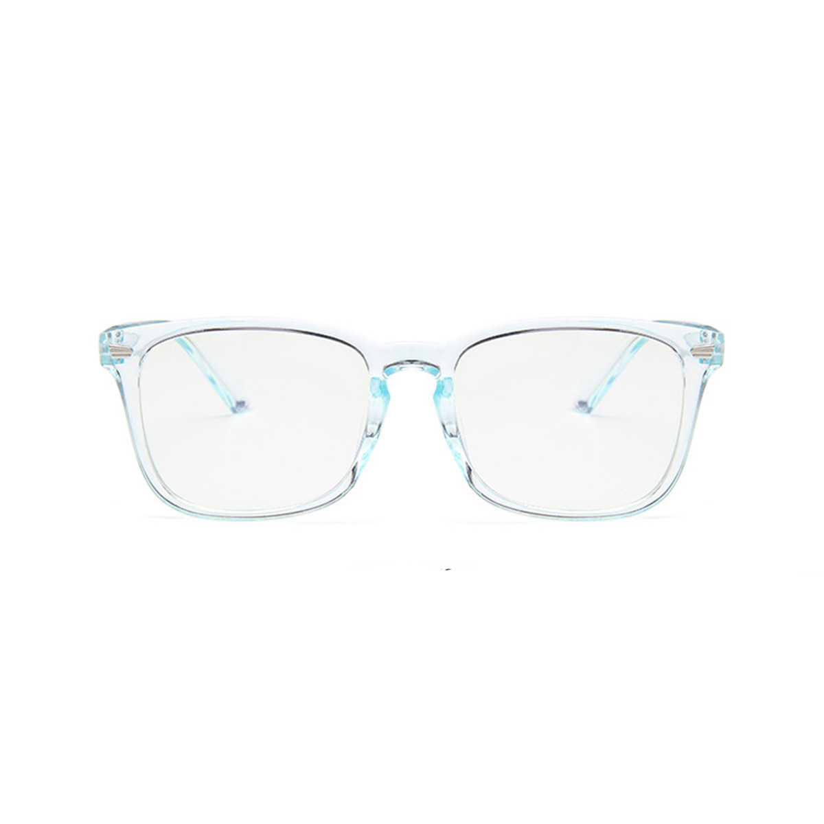 2020 nuevas gafas lisas de Marco grande europeo y americano 2193 gafas de luz anti-azul gafas cuadradas de alas pequeñas