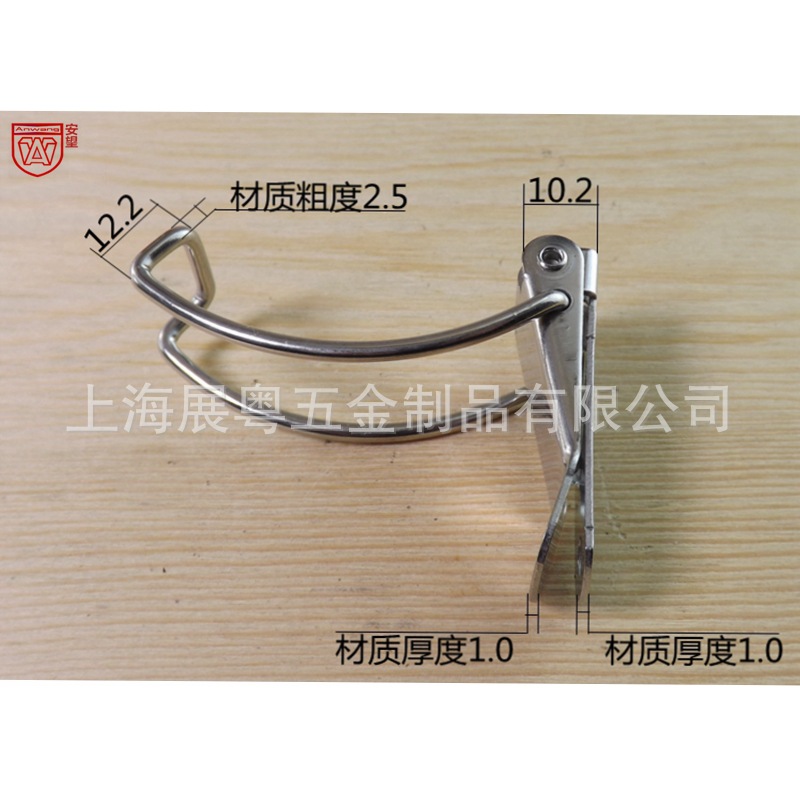 AW115A acero inoxidable 201 cierre de tapa de barril cierre de gancho largo cierre de gancho alargado cierre de tracción fijo cierre de bolsa