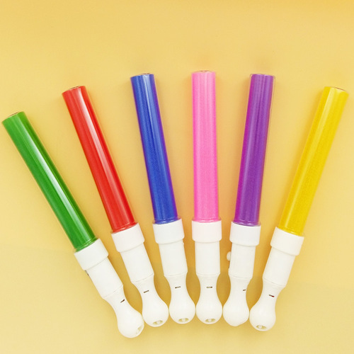 Korean popular luminous short stick LED concert flash stick warning stick luminous stick straight stick fluorescent stick toy