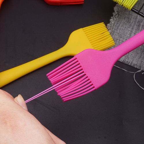 Silicone Oil Brush 39g High-temperature Baking Silicone Hair Brush Household Comb Set Small Silicone Brush Baking Tool
