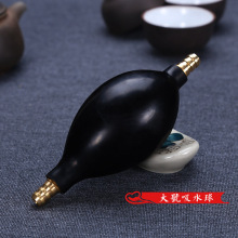 茶盘加大吸水球茶水吸球茶渣桶茶具茶道配件铜接头茶盘排水球大号