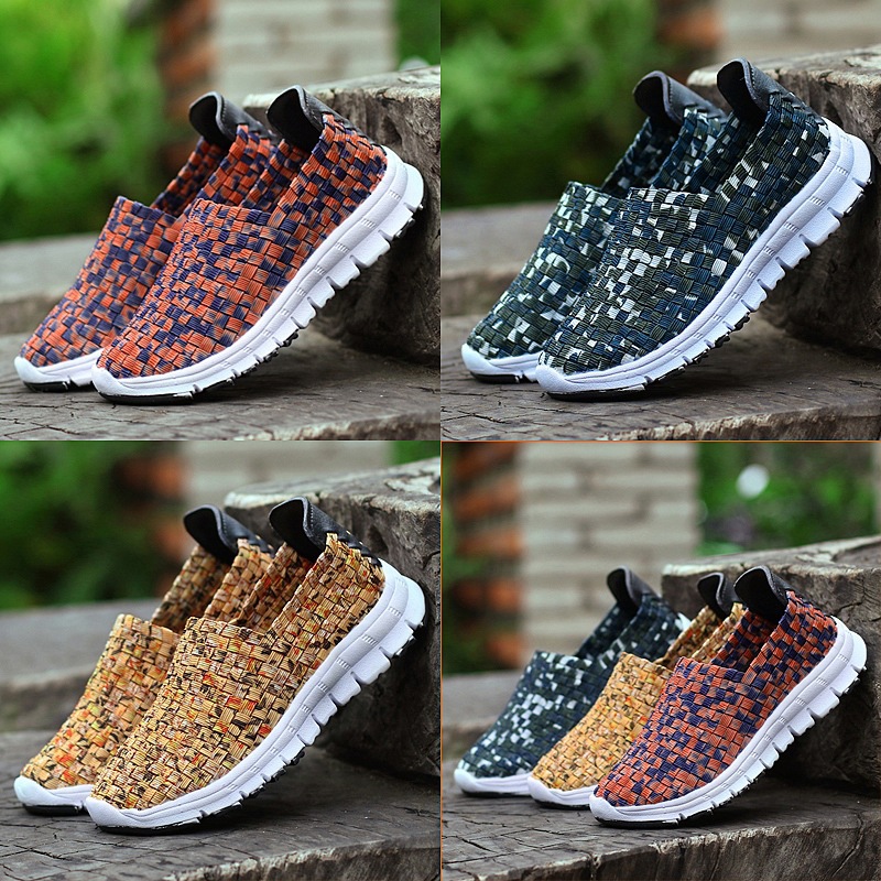 Autumn summer fashionable camouflage woven casual footwear