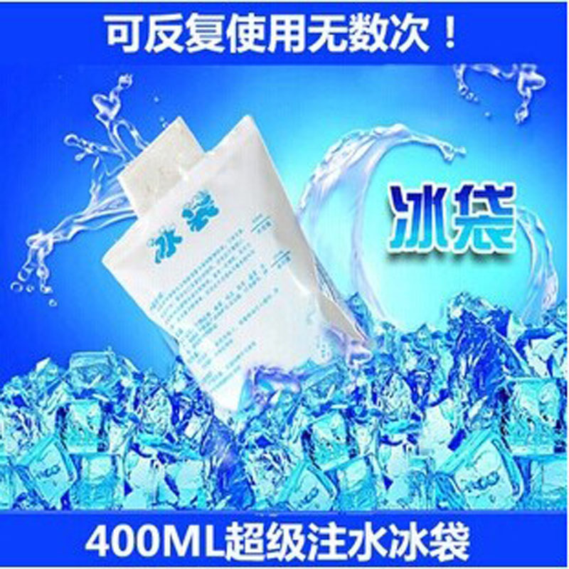 注水汽车冰箱冰袋 反复降温冰袋 保鲜野餐包冰包保温袋冰袋 400ML|ms