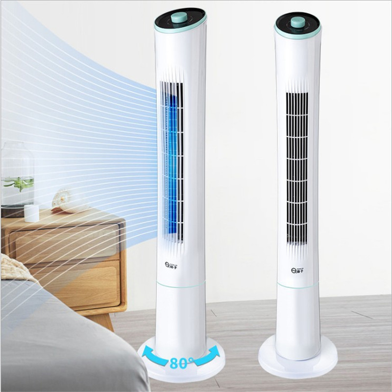 塔扇静音无叶风扇落地式遥控定时家用电风扇立式摇头风扇一件代发