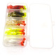 5 Colors Paddle Tail Fishing Lures Soft Plastic Baits Fresh Water Bass Swimbait Tackle Gear