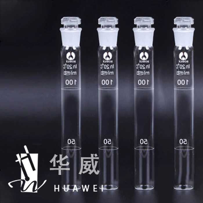 Лабораторный стеклянный инструмент Трубка сравнения цвета померанского шпица 10мл 25мл 50мл 100мл