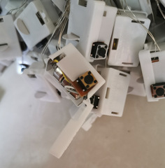 發光花環貓耳朵兔耳朵頭箍仙女棒配件LED10燈發光燈線燈串批發