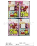 新款时尚盒装创意3D立体橡皮擦女孩系列墨镜皮包帽子女神香水爱心