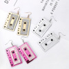 Trend acrylic retro earrings, European style, suitable for import, Korean style