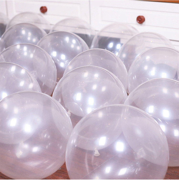 Double-layer latex round balloon