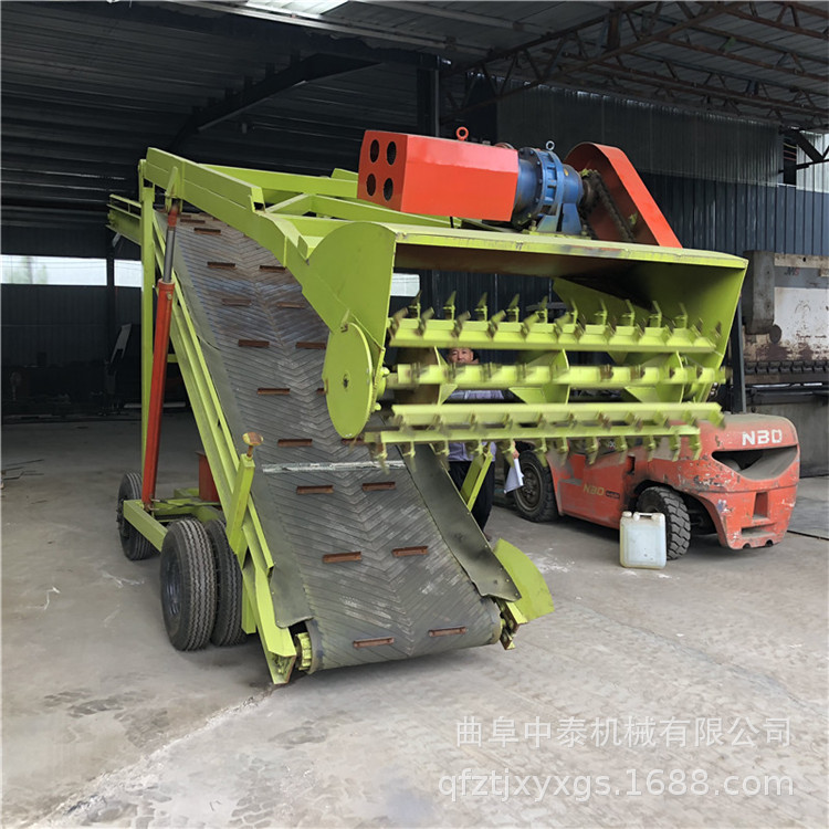 石家庄青贮取料机 液压升降高空扒草机