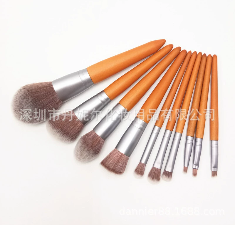 Brush, soft highlighter for contouring, 7 pieces, 10 pieces
