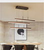 Creative Scandinavian modern and minimalistic ceiling lamp, LED rectangular lights for living room