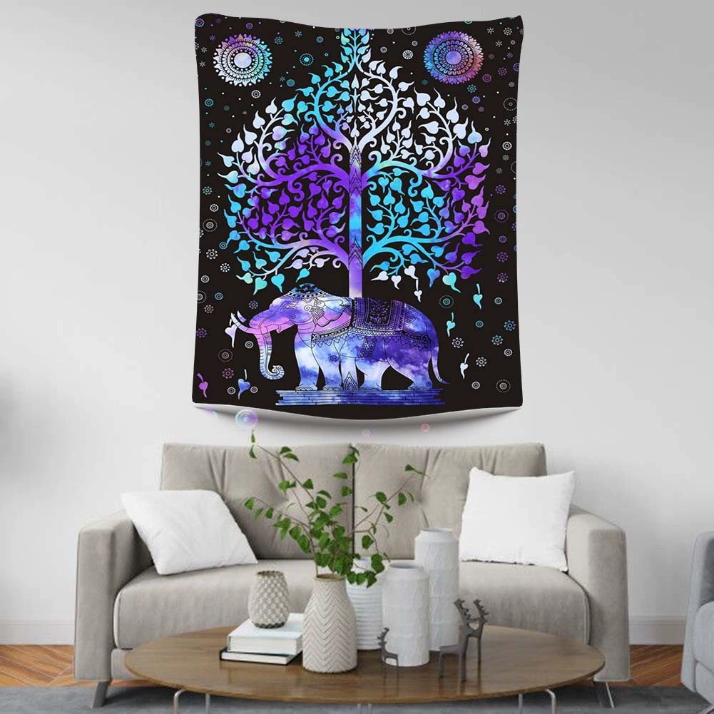 Вышивка 2 дня волосы широкие Большая ширина двери гобелен с цифровым принтом пейзаж Манча Луо домашний настенный интерьер декоративная ткань