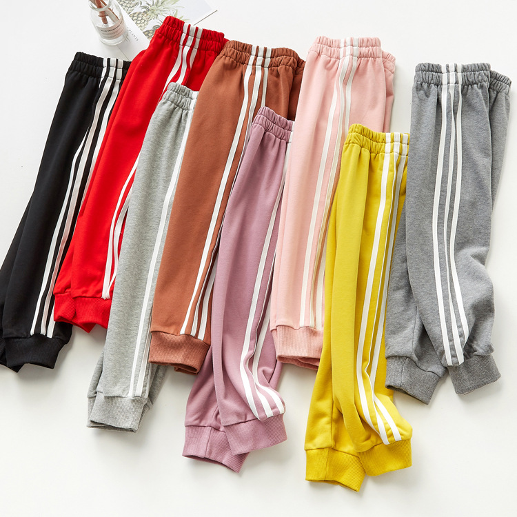 童裤2020春秋新款韩版休闲裤运动裤宽松百搭薄款男童长裤儿童裤子|ms