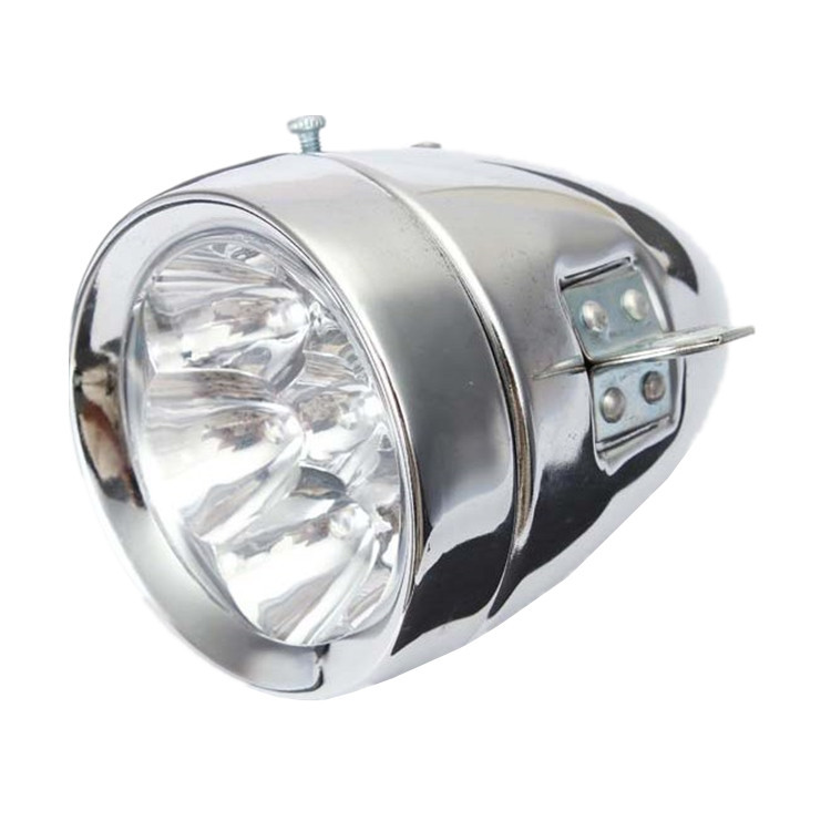 Al por mayor faro de la bicicleta 7led retro bicicleta faro delantero lámpara retro bicicleta faro 233G