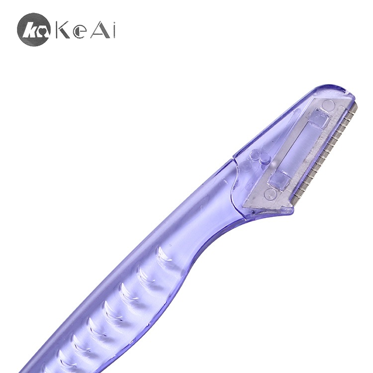 Plastic Handle Fine Shaving Knife Ultra Durable Eyebrow Shaving Knife